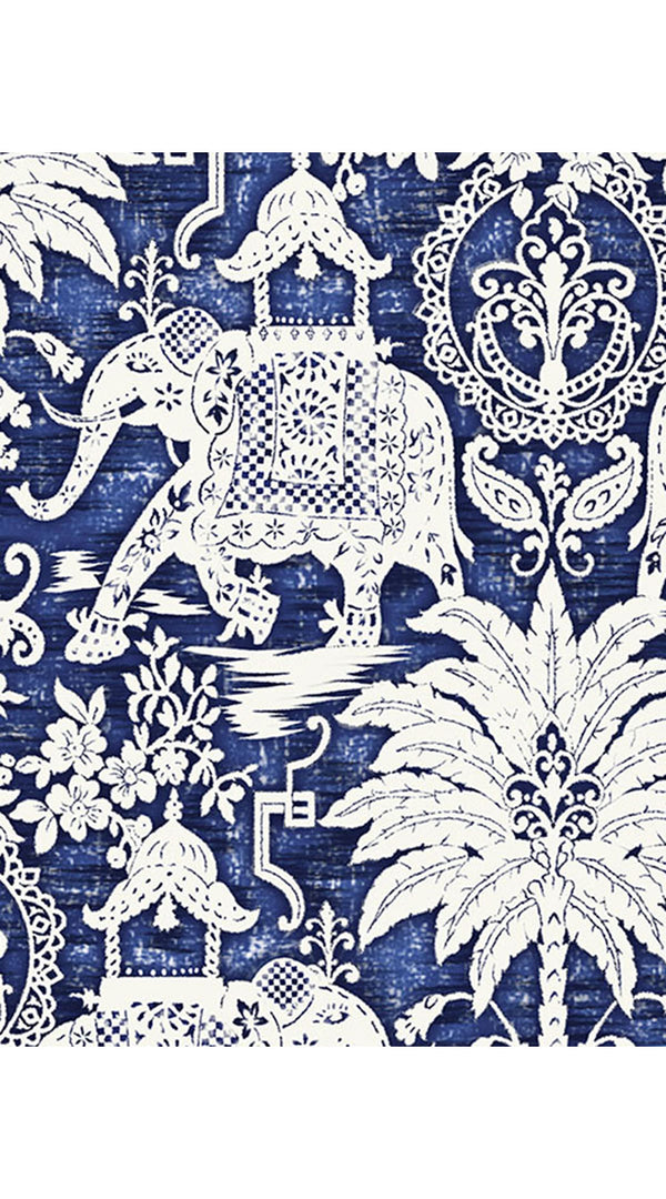 Patricia Dress Shirt Collar 3/4 Sleeve Long +3 Length Cotton Musola (Elephant Bandana)