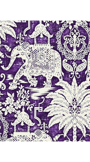 Patricia Dress Shirt Collar 3/4 Sleeve Long +3 Length Cotton Musola (Elephant Bandana)