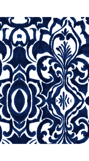 Aster Dress Shirt Collar 3/4 Sleeve Midi Plus Length Cotton Musola (Maiolica Blue Tile Small)
