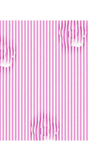 Aster Dress Shirt Collar 3/4 Sleeve Midi Length Cotton Musola (Oxford Stripe Small)