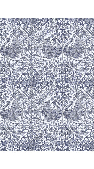 Pants Silk (Peacock Toile Pastel)