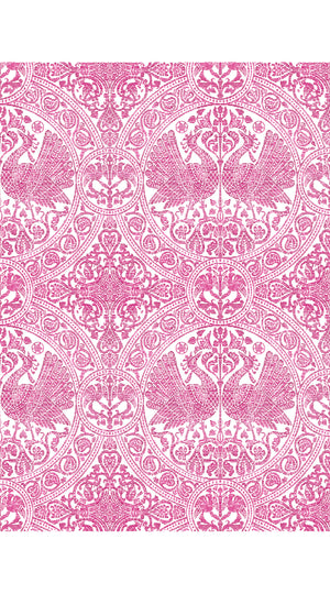 Audrey Dress #2 Shirt Collar Sleeveless Long Length Cotton Stretch (Peacock Toile White)