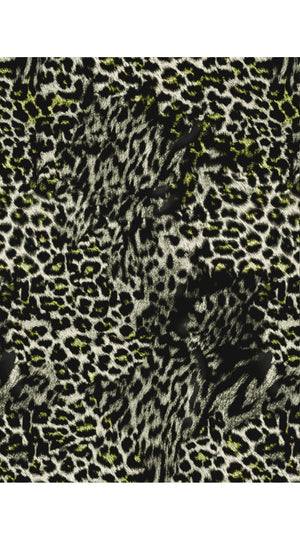 Zeller Skirt Midi Length Wool Musola (Viper Leopard Big)