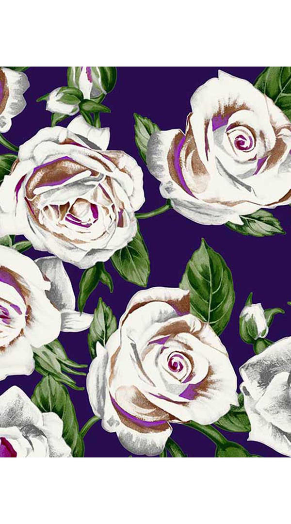 Aster Dress Shirt Collar Sleeveless Midi Length Cotton Musola (White Rose Bright)