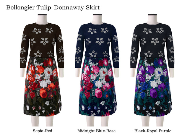 Donnaway Skirt in Bollongier Tulip                                                                           