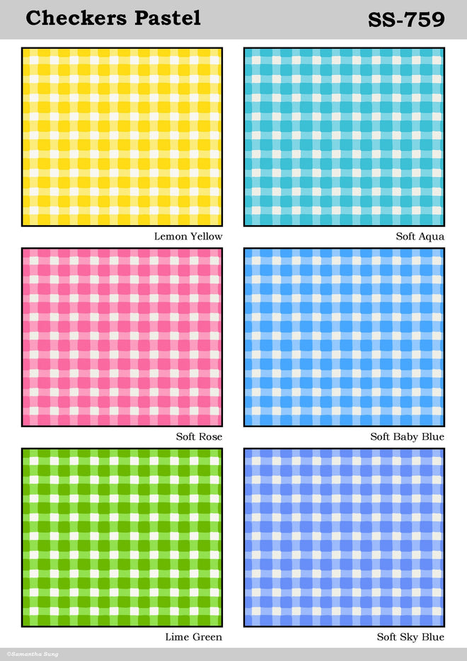 Checkers Pastel                               