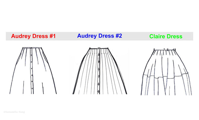 Difference Audrey & Claire Dress