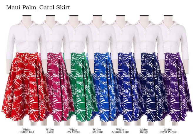 Carol Skirt in Maui Palm                                                                                          