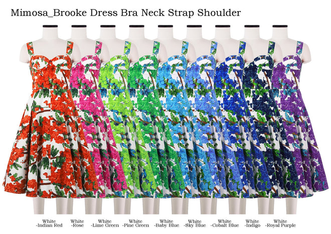 Brooke Dress Bra Neck Strap Shoulder in Mimosa                                             
