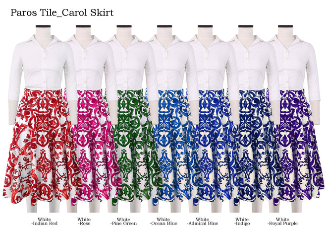 Carol Skirt in Paros Tile                                                                                          