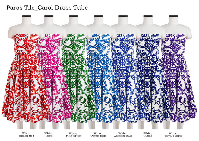 Carol Dress Tube in Paros Tile                                                                                   