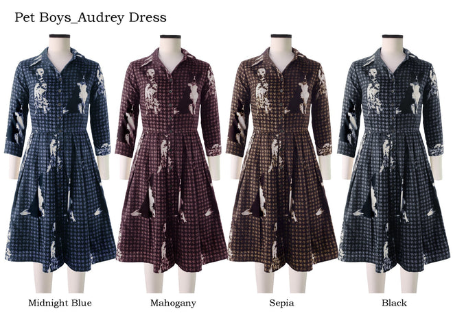 Audrey Dress Shirt Collar 3/4 Sleeve in Pet Boys                                                         