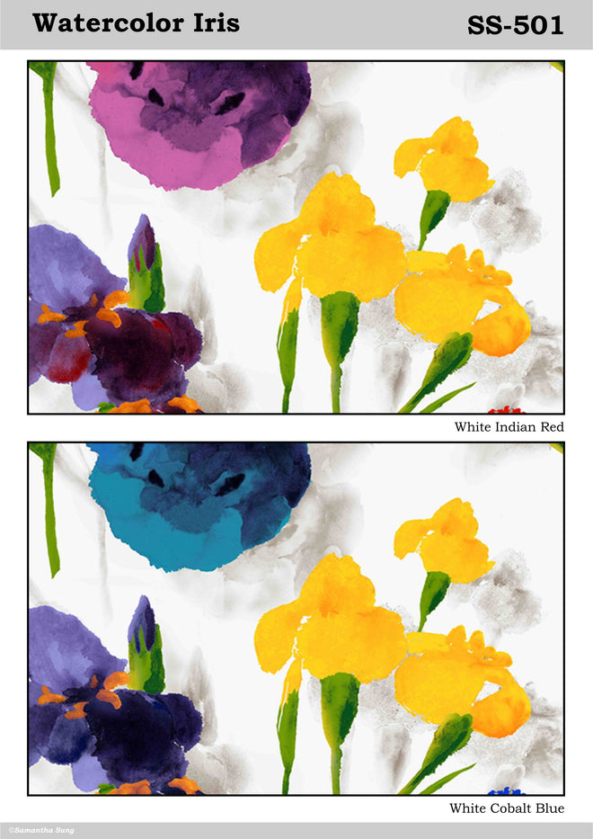 Watercolor Iris                                