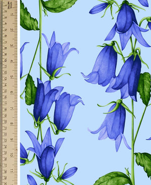 [Create Your Own] Cotton Stretch (Blue Bell Flower Small Pastel)
