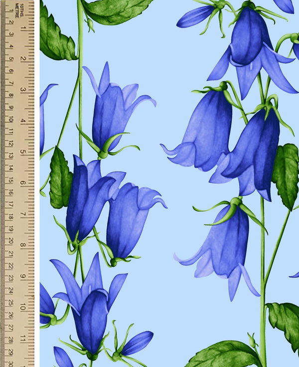 [Create Your Own] Cotton Stretch (Blue Bell Flower Small Pastel)