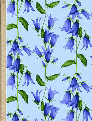 [Create Your Own] Cotton Stretch (Blue Bell Flower Small Pastel)