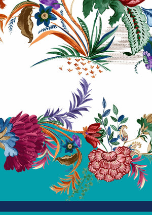 [Create Your Own] Cotton Stretch (Eastern Paisley Flower)