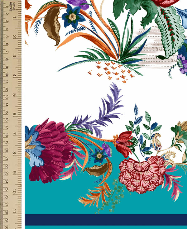[Create Your Own] Cotton Stretch (Eastern Paisley Flower)