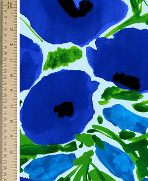 [Create Your Own] Cotton Musola (Fiori Poppy Big Pastel)
