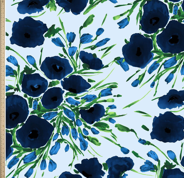 [Create Your Own] Cotton Stretch (Fiori Poppy Big Pastel)