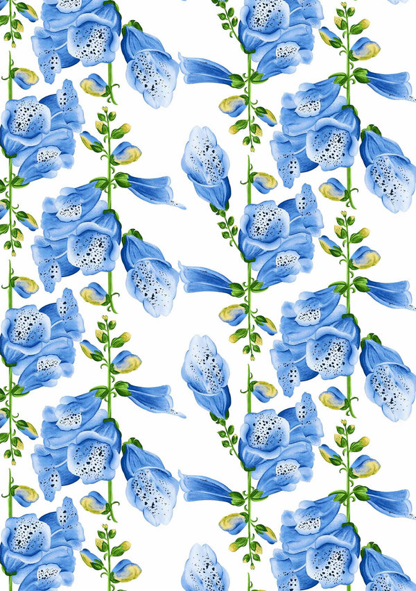 [Create Your Own] Cotton Stretch (Fox Glove Flower Small White)