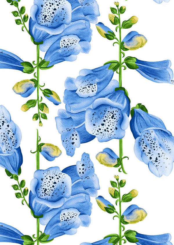 [Create Your Own] Cotton Stretch (Fox Glove Flower Small White)