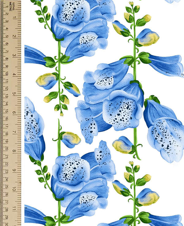 [Create Your Own] Cotton Stretch (Fox Glove Flower Small White)