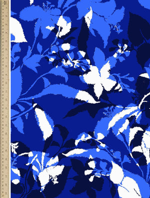 [Create Your Own] Cotton Musola (Genova Mono Flower White)