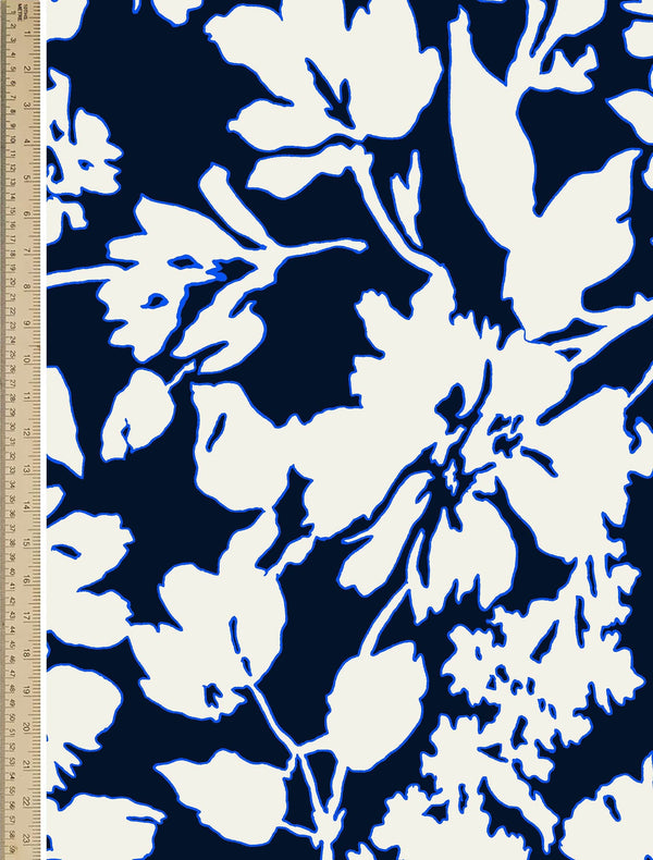 [Create Your Own] Cotton Stretch (Hemingway Flower Ground)