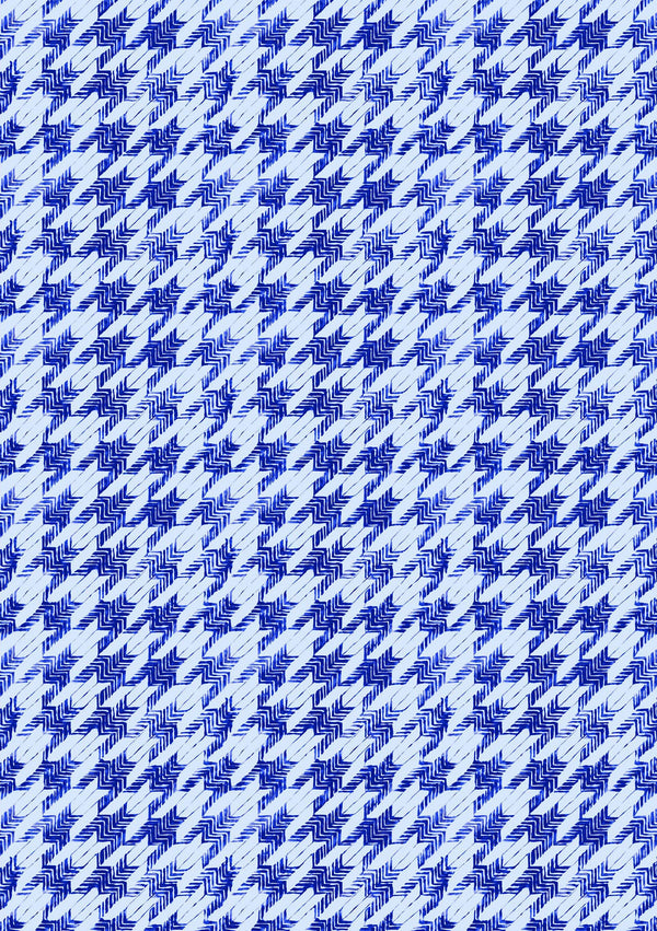 [Create Your Own] Cotton Musola (Houndstooth Toile Pastel)