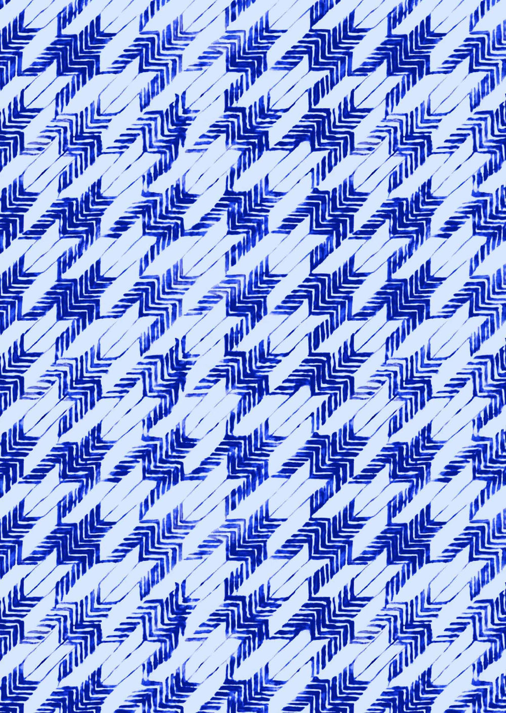 [Create Your Own] Cotton Musola (Houndstooth Toile Pastel)