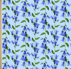 [Create Your Own] Cotton Stretch (Blue Bell Flower Small Pastel)
