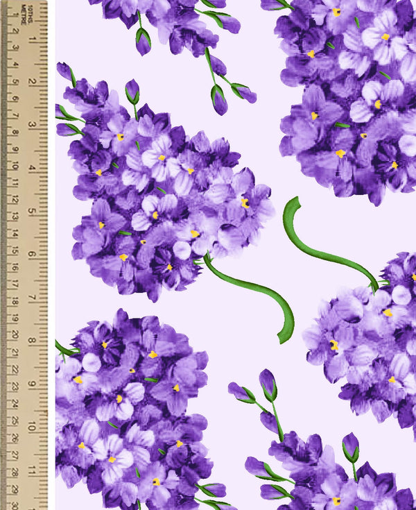 [Create Your Own] Cotton Stretch (Lilac Bunch Large Pastel)