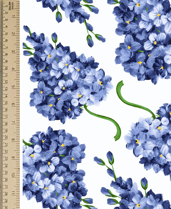 [Create Your Own] Cotton Musola (Lilac Bunch Large White)
