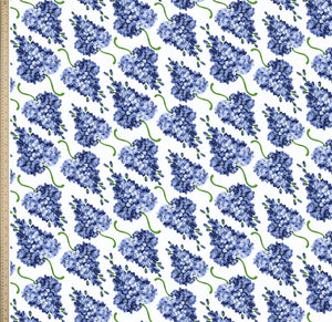 [Create Your Own] Cotton Musola (Lilac Bunch Large White)