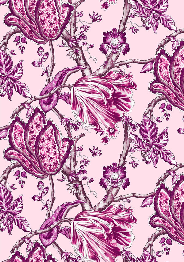[Create Your Own] Cotton Stretch (Lillie Toile Pastel)
