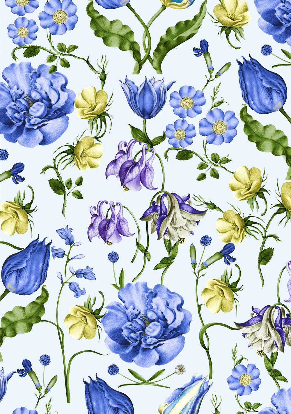 [Create Your Own] Cotton Stretch (Botanic Wallpaper)
