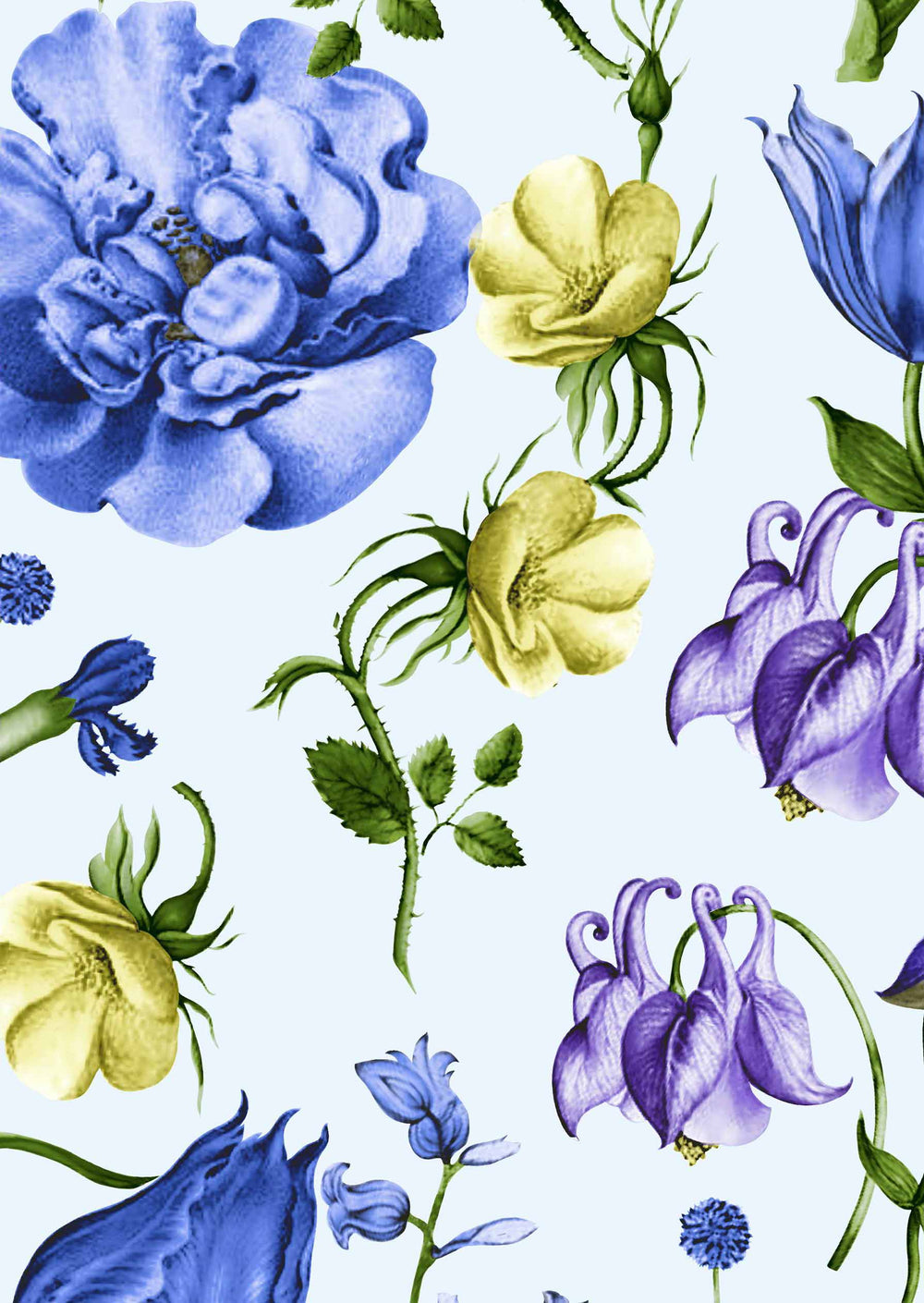 [Create Your Own] Cotton Stretch (Botanic Wallpaper)