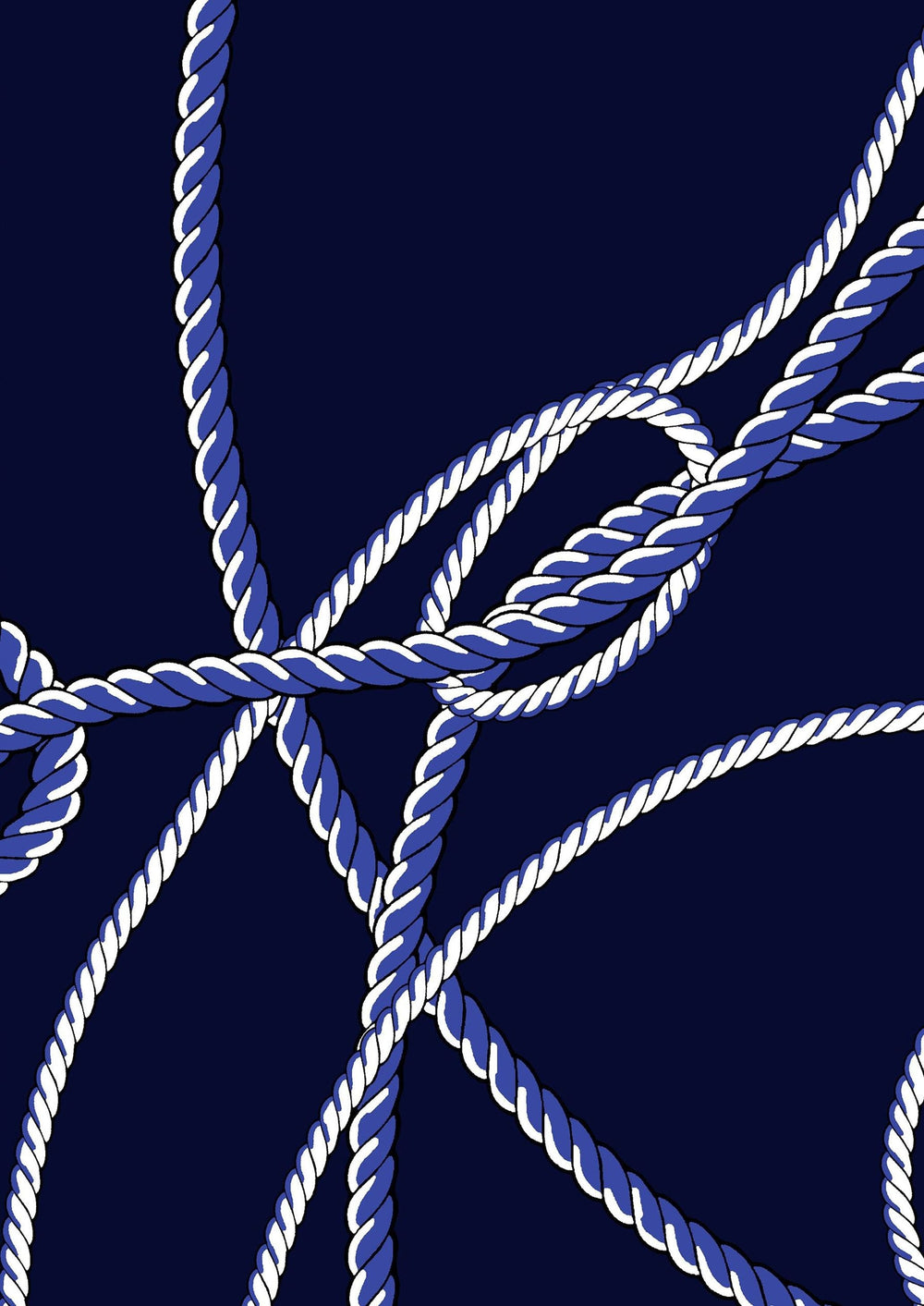[Create Your Own] Cotton Stretch (Nautical Rope Indigo)