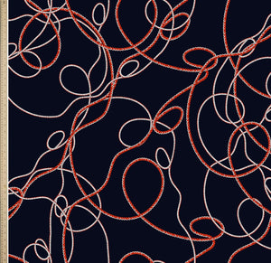 [Create Your Own] Cotton Musola (Nautical Rope Indigo)
