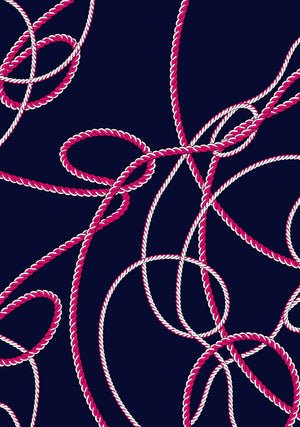[Create Your Own] Cotton Musola (Nautical Rope Indigo)