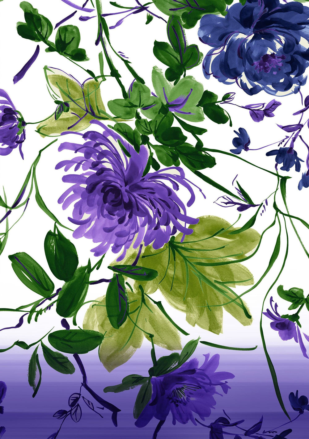 [Create Your Own] Cotton Stretch (Oriental Flower Ombre)
