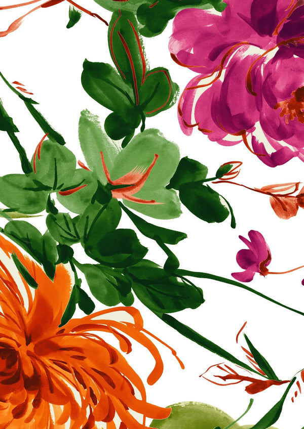 [Create Your Own] Cotton Musola (Oriental Flower Ombre)