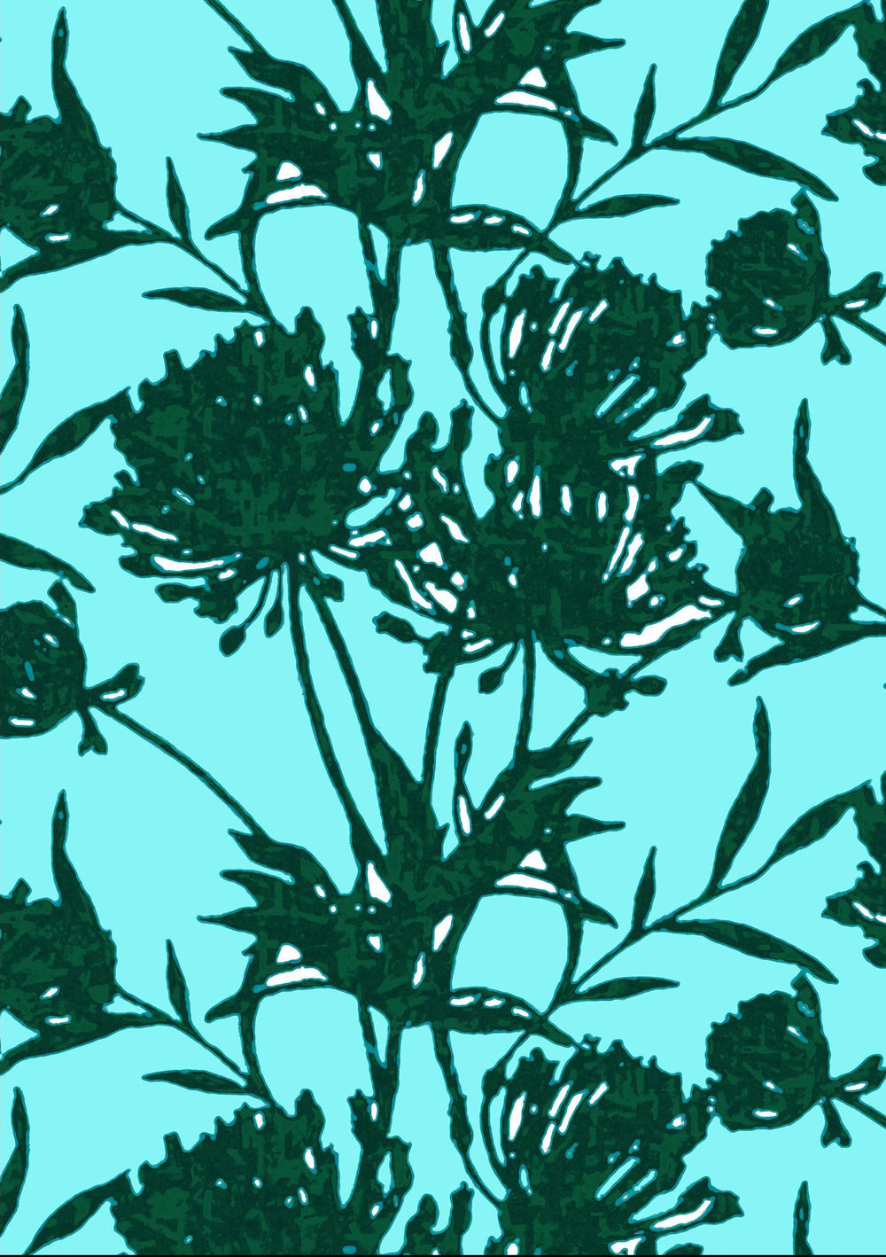 [Create Your Own] Cotton Musola (Primavery Silhouette Ground)