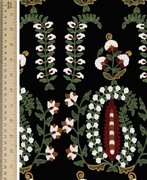[Create Your Own] Cotton Musola (Suzani Ferns)