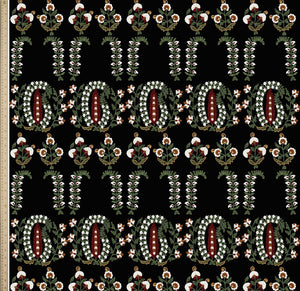 [Create Your Own] Cotton Musola (Suzani Ferns)