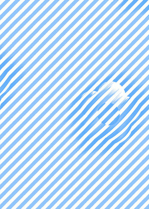 Oxford Stripe BIAS_Soft Blue_Cotton Musola_94y
