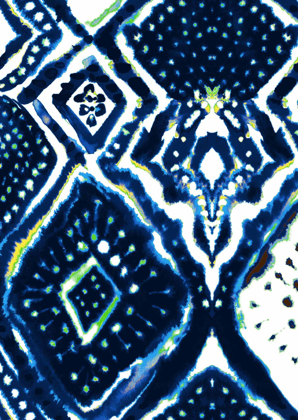 [Create Your Own] Cotton Stretch (Tie Dye Maldives White)