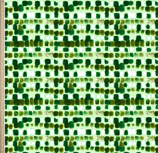 [Create Your Own] Cotton Stretch (Tie Dye Square Multi Pastel)