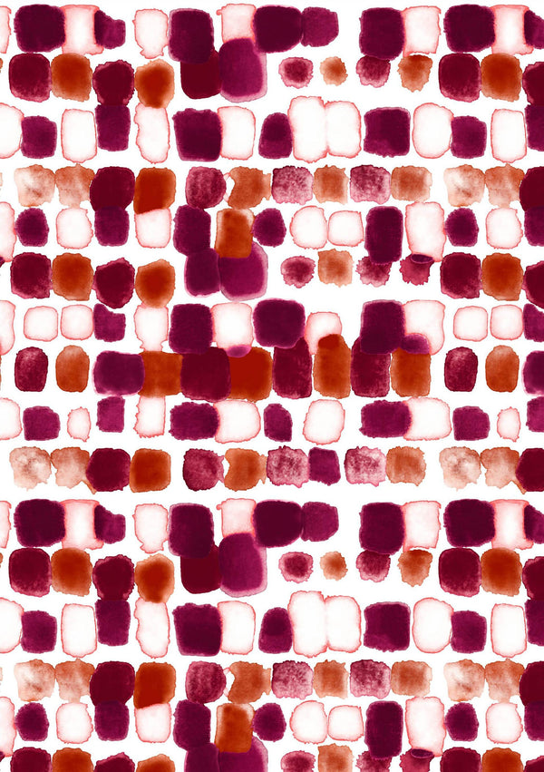 [Create Your Own] Cotton Musola (Tie Dye Square Multi White)